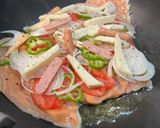鶏胸肉1枚!フライパンで作るピザ風チキン作り方3写真