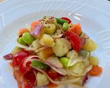 【簡単副菜】さつまいも🍠と彩り野菜のサラダ作り方7写真