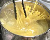 レモン香る旬のイカとセロリのイカ墨パスタ作り方13写真