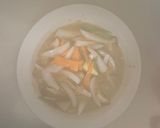 お一人様レンジ洋風ウスター梅照味豚平焼風作り方15写真