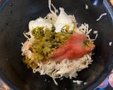 高菜明太マヨのハリハリ●酒泥棒認定作り方1写真