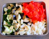 夏野菜のキーマカレー作り方1写真