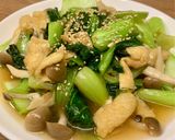 ちんげん菜と油揚げのとろっと炒め作り方4写真