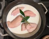 鶏肉とマッシュルームのホワイトラザニア作り方3写真