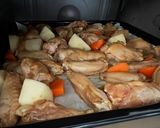 手羽元　手羽中　オーブン焼き作り方2写真
