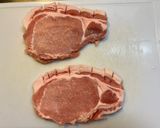 柔らか‼️トンテキ⭐︎はちみつ&にんにく作り方1写真