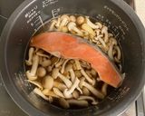 鮭の炊き込みご飯作り方3写真
