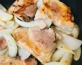 豚肉の塩レモンステーキ●新玉ネギソース作り方3写真