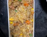 レンジ簡単クリーミー中華丼味炒飯弁当作り方13写真