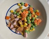 全てレンジ簡単味噌ケチャ味オムライス弁当作り方1写真