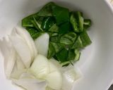 肉無チクワクリーミー洋風ユッケ丼味野菜炒作り方5写真