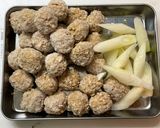 きのこと肉団子と白菜の卵とじ🎵作り方1写真