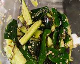 簡単🌟きゅうりの塩こんぶごま和え🥒作り方4写真