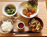 さつま芋ときのこで彩りみそ汁作り方4写真