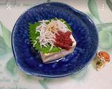 ☆簡単お豆腐にしらす＆梅干し乗せ美味♬作り方3写真