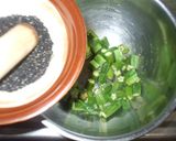 オクラ胡麻和え♪簡単作り方5写真
