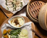 蒸篭で作ろ！温野菜と鶏むねチーズ大葉巻き作り方5写真
