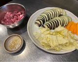 豚肉と野菜のオイスター炒め作り方1写真