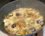 鶏ももとナスの甘辛卵とじ作り方16写真