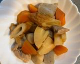 ちくわ入り！簡単⭐︎筑前煮風煮物作り方4写真