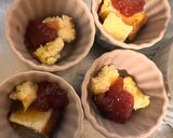 簡単ちびデザート　イチゴ味作り方2写真