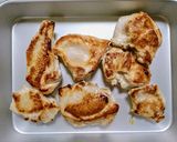 Xmasディナー！法蓮草チキンフリカッセ作り方2写真