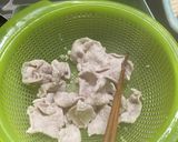 ごまだれ　豚肉ともやし作り方2写真