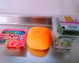 ＊キムチと柿とスプラウトの和え物＊作り方1写真