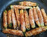 簡単居酒屋!胡瓜豚肉巻きマスタードソース作り方6写真