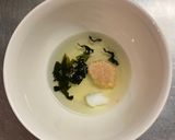 わかめと卵白の中華スープ作り方1写真
