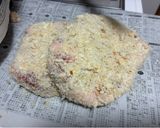 少ない油で分厚いトンカツ揚げてみました🐷作り方5写真
