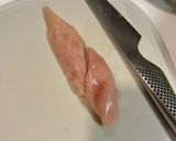 コンビニのささみ梅しそ再現！作り方1写真