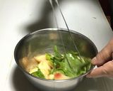 桃とセロリと生ハムの冷製パスタ作り方10写真