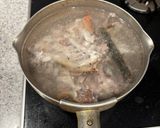 鯛の骨スープで炊く土鍋鯛飯作り方5写真