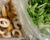 水菜とちくわのサッと煮★作り方1写真