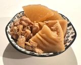 筍と大根と鶏肉の煮物☘️作り方7写真