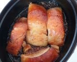 鍋ごと蒸し焼きで柔らか【オーブン角煮】作り方4写真