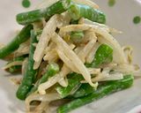 さやインゲンともやしのマスタード和え♪作り方5写真