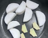 今夜の夕飯!炊飯器で手羽先大根の煮物作り方4写真