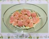 簡単夕飯高たんぱく質キャベツささみレンジ蒸し料理作り方6写真