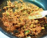 ズッキーニと燻製サラミのドライ味噌カレー作り方4写真