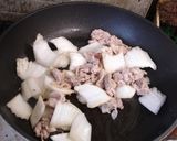 冷凍えびいかミックスに豚肉+で海鮮中華丼作り方6写真