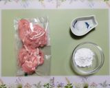 簡単夕飯！豚こまピーマン味噌炒め主菜作り方1写真