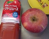 カゴメトマトジュース🍅にリンゴ🍎作り方1写真
