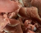 簡単　マグロとほうれん草の炒め物作り方3写真