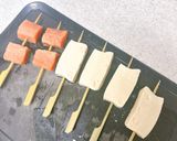 鮭と豆腐の串焼き♪柚子味噌がけ作り方4写真