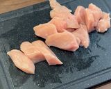鶏肉とキャベツのカレー炒め作り方1写真