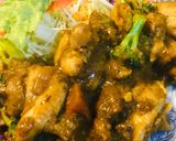 あまりカレーで●鶏肉＆ブロッコリー炒め作り方3写真