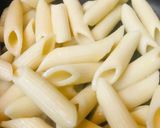 豆乳＆チーズのカルボナーラ風ペンネ作り方1写真