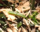 常備菜！ほうれん草とえのき塩にんにく炒め作り方5写真